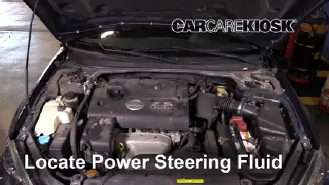 2005 Nissan Altima S 2.5L 4 Cyl. Liquide de direction assistée Vérifier le niveau de liquide